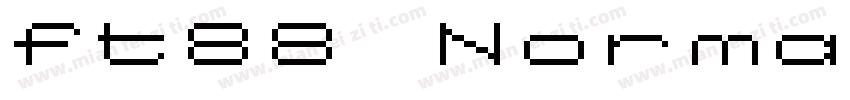 ft88 Normal字体转换